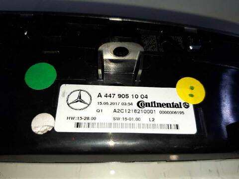 Foto 3ª: Mando Climatizador Mercedes Clase V 200 V 250 CDI/BT 4MATIC 447.813) 190CV 140KW (2014)