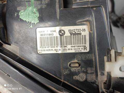 Foto 3ª: Faro Derecho Nissan Qashqai VISIA 150CV 110KW (2007)