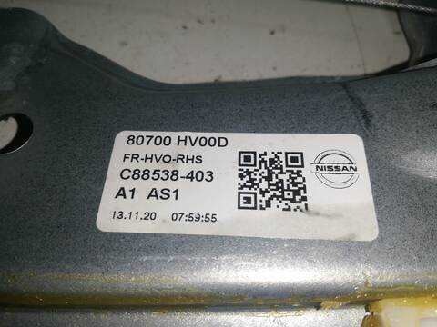 Foto 2ª: Elevalunas Eléctrico Delantero Derecho Nissan Qashqai HR13 (2020)