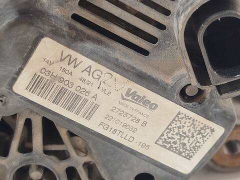Foto 4ª: Alternador Volkswagen Transporter 2.0 TDI 150CV 110KW FURGONETA [DNAA] (2022)