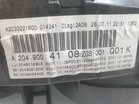 Foto 3ª: Cuadro de Instrumentos Mercedes Clase C 160 C 250 T CDI 4-MATIC BE 204.282)