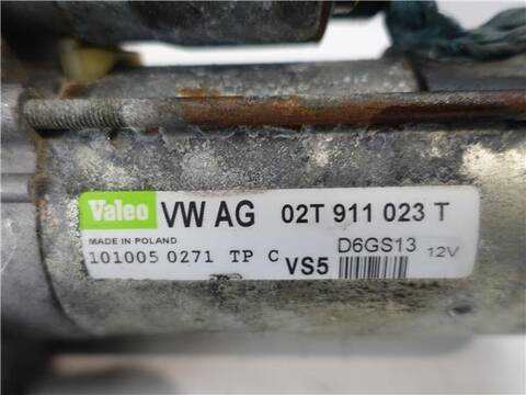 Foto 3ª: Motor de Arranque Volkswagen Jetta 1.6 EDITION 102CV 75KW [BSE] (2006)