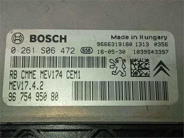 Foto 2ª: Centralita Motor ECU Citroen Berlingo 1.6 L1 [1.6 LTR. - 72 KW 16V]