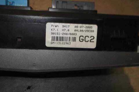 Foto 2ª: Mando Calefacción A. A. Opel Astra COSMO 101CV 74KW [Z17DTH] (2005)