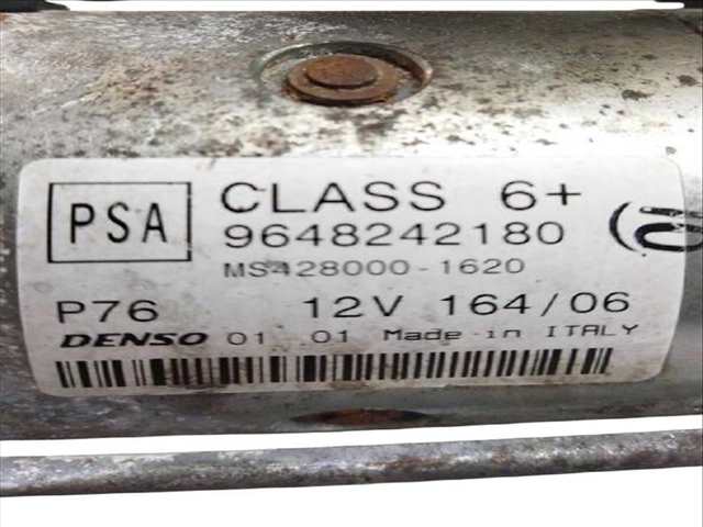 Foto 2ª: Motor de Arranque Peugeot 407 2.0 6DRFNB 6DRFNE) 136CV (2004)