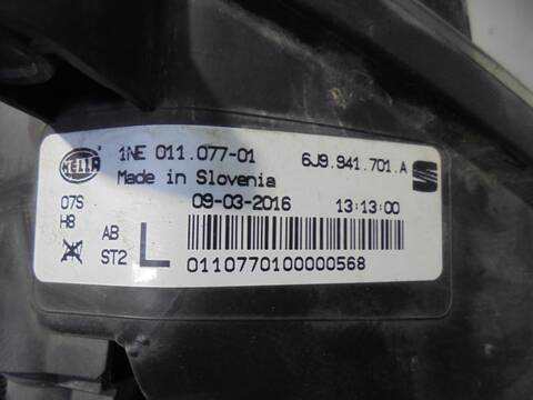 Foto 3ª: Faro Antiniebla Delantero Izquierdo Seat Leon 1.6 TDI 110CV 81KW [CXX] (2016)