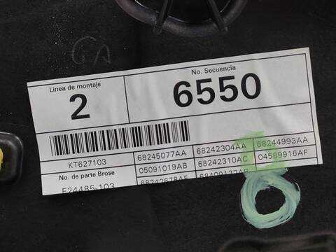 Foto 3ª: Elevalunas Eléctrico Delantero Derecho Jeep Compass 2.0 CRD 4X4 140CV 103KW [55283099] (2019)