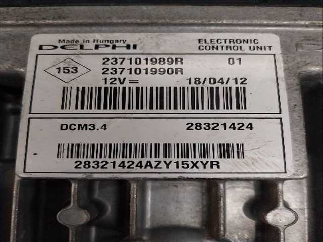 Foto 2ª: Centralita Motor ECU Renault Clio 1.5 D [K9K A7] (2016)