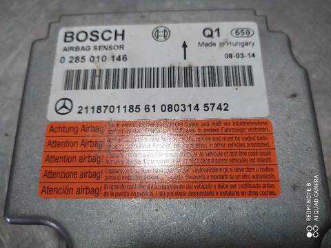 Foto 2ª: Centralita Airbag Mercedes Clase E 180 E 500 211.072) BERLINA 388CV 285KW [M273962] (2006)