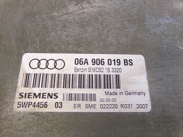 Foto 4ª: Centralita Motor ECU Audi A3 1.6 G MODELO 8L,1996-2003 [AKL] (2000)
