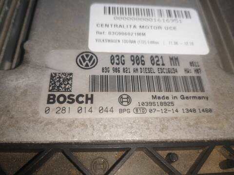 Foto 2ª: Centralita Motor ECU Volkswagen Touran BXE (2008)