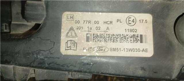 Foto 2ª: Faro Izquierdo Ford Focus 1.6 TDCI [HHDA]