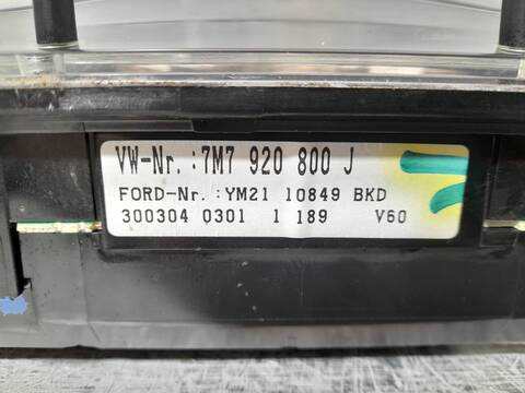 Foto 4ª: Cuadro de Instrumentos Seat Alhambra FANCY 116CV 85KW [AUY] (2004)