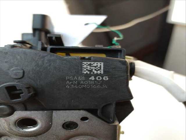 Cerradura Puerta Delantera Derecha Peugeot Partner 1.6 HDI - BLUEHDI 75