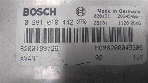 Foto 2ª: Centralita Motor ECU Renault Scenic 1.9 DTI AUTHENTIQUE [1 9 LTR. - 59 KW DTI DIESEL] 80CV I JA...) 1999 )