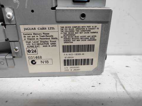 Foto 3ª: Pantalla Multifuncion Jaguar XF AJ6WG (2009)
