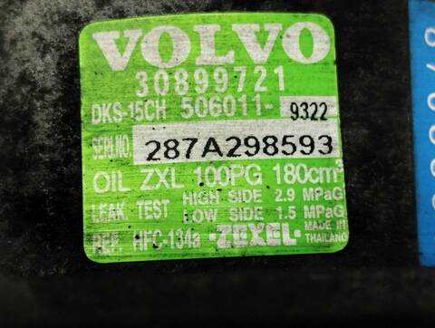 Foto 2ª: Compresor Aire Acondicionado Volvo S40 1.6 CAT BERLINA 109CV 80KW [B4164S2] (2003)