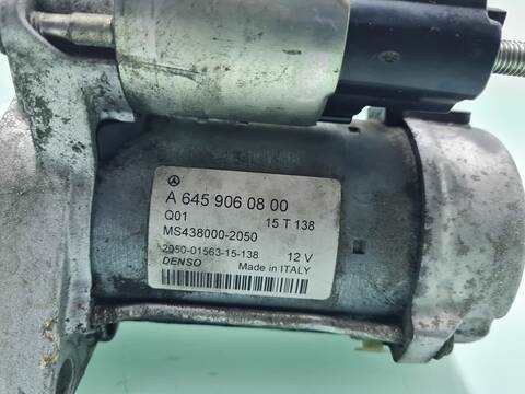 Foto 3ª: Motor de Arranque Mercedes Clase C 160 CLA 200 CDI 117.308) 136CV 100KW [651930] (2015)