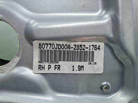 Foto 3ª: Elevalunas Eléctrico Delantero Derecho Nissan Qashqai ACENTA 4X4 131CV 96KW [R9M] (2009)