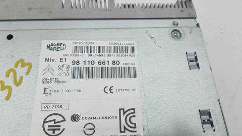 Foto 2ª: Sistema Audio Radio CD Peugeot 208 STYLE 99CV 73KW [BH02] (2016)