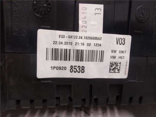 Foto 3ª: Cuadro de Instrumentos Seat Altea 2.0 ERENCE [2.0 LTR. - 103 KW TDI] [BKD]