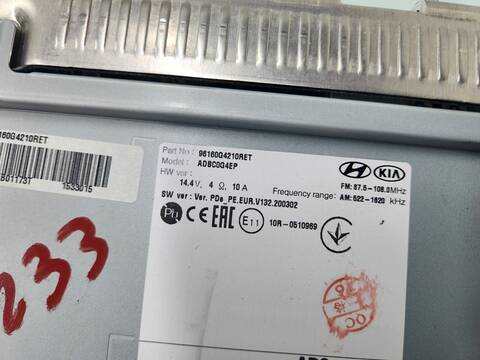 Foto 3ª: Pantalla Multifuncion Hyundai i30 KLASS LR 119CV 88KW [G3LF] (2021)