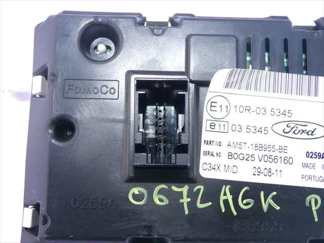 Foto 3ª: Consola Central Ford C Max 1.6 TDCI 2010-2014 [T1DA] (2011)