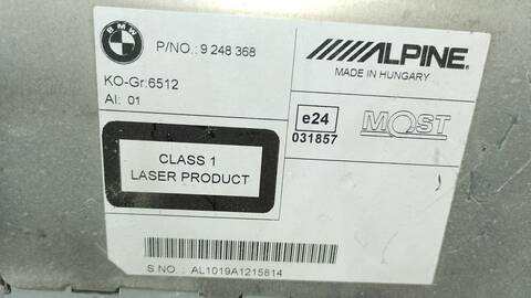 Foto 3ª: Sistema Audio Radio CD Bmw Serie 5 518 520 D 184CV 135KW [N47D20C] (2015)