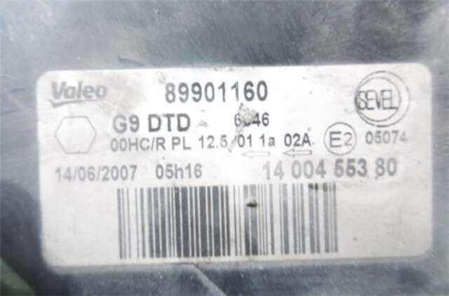 Faro Derecho Citroen Jumpy 2.0HDI