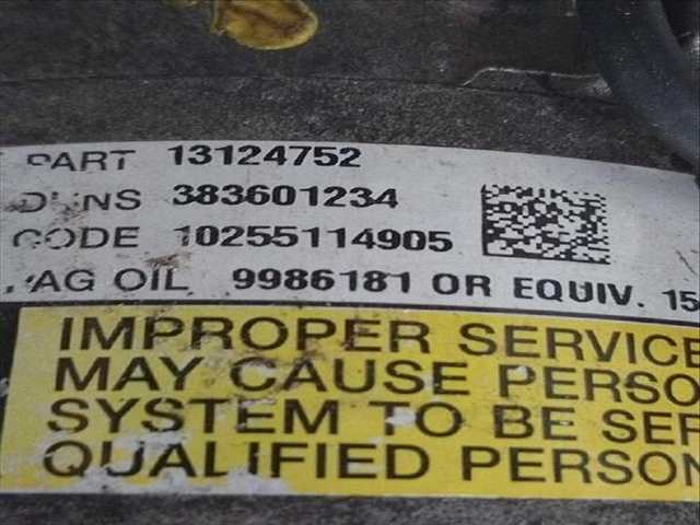 Foto 3ª: Compresor Aire Acondicionado Opel Zafira 1.9 CDTI VAN M75) 150CV FURGONETA (2005)