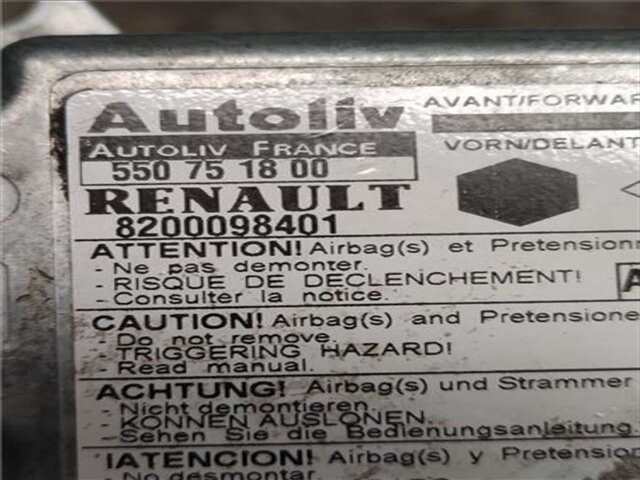 Foto 3ª: Centralita Airbag Renault Kangoo 1.9 AUTHENTIQUE [1.9 LTR. - 47 KW DIESEL]
