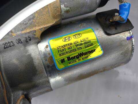 Foto 2ª: Motor de Arranque Hyundai i20 ESSENCE MILD-HYBRID 100CV 74KW [G3LF, G3LE] (2023)