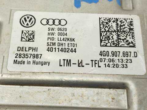 Foto 3ª: Centralita Faros Xenon Audi A6 2.0 TFSI AVANT 180CV 132KW [CDNB] (2013)