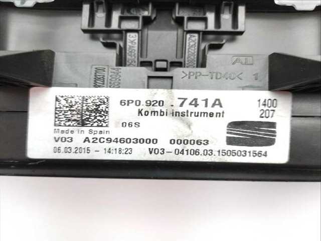 Foto 3ª: Cuadro de Instrumentos Seat Ibiza 1.4 TDI 90CV (2008)