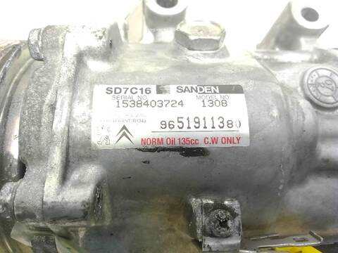 Foto 2ª: Compresor Aire Acondicionado Citroen C4 2.0 HDI 138 AUT. 136CV [RHJ (DW10BTED4)] (2006)