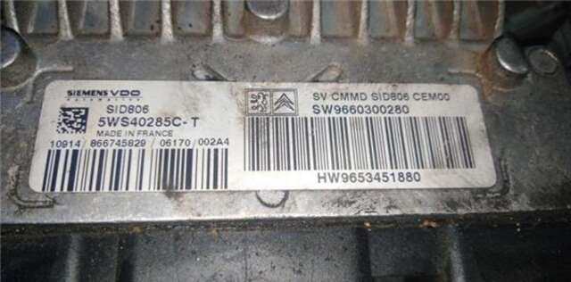 Centralita Motor ECU Citroen C2 1.4 HDI