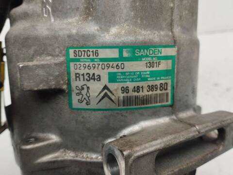 Foto 2ª: Compresor Aire Acondicionado Citroen C5 2.0 HDI FAP CAT RHR - DW10BTED4) BERLINA 136CV 100KW [RHR(DW10BTED4)] (2005)