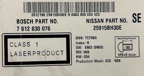 Foto 2ª: Pantalla Multifuncion Nissan Qashqai 1.6 DCI TD CAT 131CV (2007)