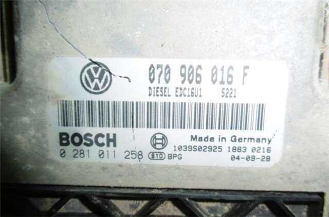 Centralita Motor ECU Volkswagen Touareg 2.5 TDI R5 [2.5 LTR. - 128 KW TDI]