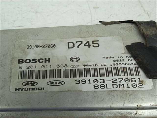 Foto 2ª: Centralita Motor ECU Kia Cerato 2.0 TD CAT 113CV 83KW [D4EA] (2006)