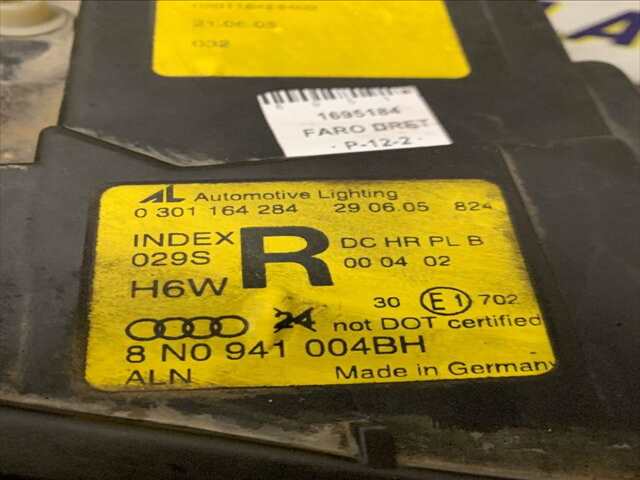 Foto 2ª: Faro Derecho Audi Tt 1.8 T 180CV/ COUPE [AJQ] (1998)