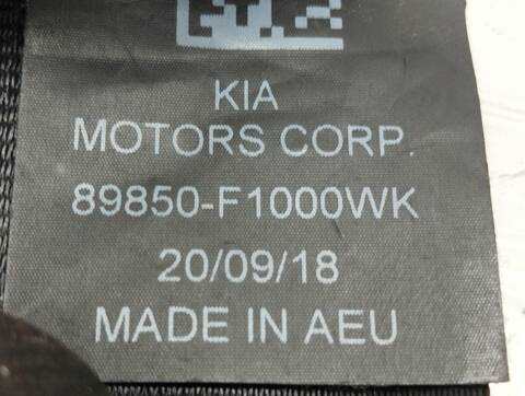 Foto 2ª: Cinturón Trasero Central Kia Sportage BUSINESS 2WD 116CV 85KW [D4FE] (2018)