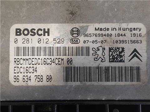 Foto 3ª: Centralita Motor ECU Citroen C3 1.4 HDI 70 FURIO 68CV 50KW [D-8HZ] (2007)