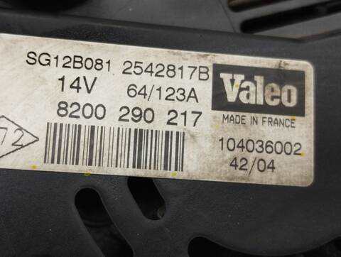 Foto 3ª: Alternador Nissan Primera ACENTA BERLINA 120CV 88KW [F9Q] (2001)