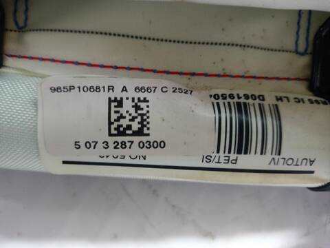 Foto 3ª: Airbag Cortina Delantero Izquierdo Renault Scenic BOSE EDITION 110CV [K9K836] (2009)