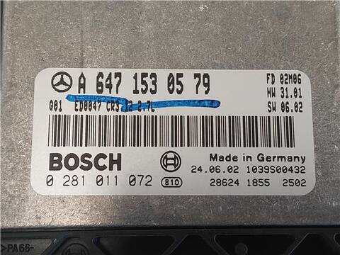 Foto 3ª: Centralita Motor ECU Mercedes Clase E 180 2.7 E 270 CDI 211.016) BERLINA 177CV 130KW [OM 647.961] (2002)