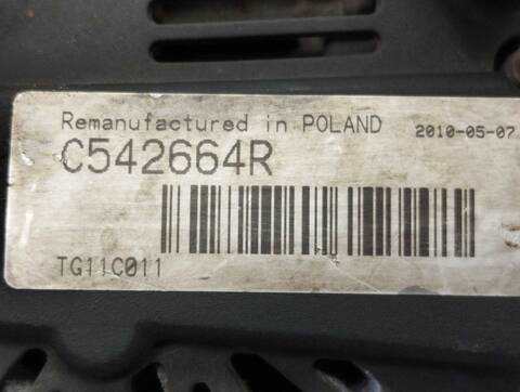 Foto 3ª: Alternador Renault Megane 1.6 RN 75CV 55KW I SCENIC JA0) [K9K D7] (2003)