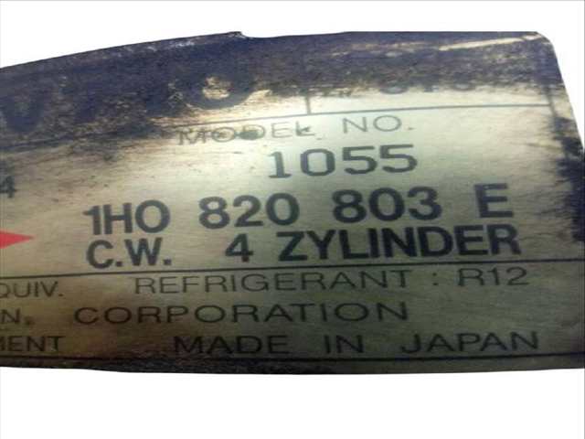 Foto 3ª: Compresor Aire Acondicionado Volkswagen Golf 1.9 D (1989)