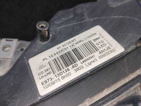 Foto 3ª: Faro Izquierdo Ford Mondeo 2.0 TDCI HATCHBACK 150CV 110KW [T7CA,T7CC,T7CD,T7CE,T7CF,T7CN,T7CP,T7CQ] (2015)