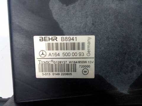 Foto 3ª: Electroventilador Mercedes Clase ML 320 3.0 CDI 24V 224CV 165KW 4-MATIC AUT. 164.122) W164) OM642 [642940] (2005)